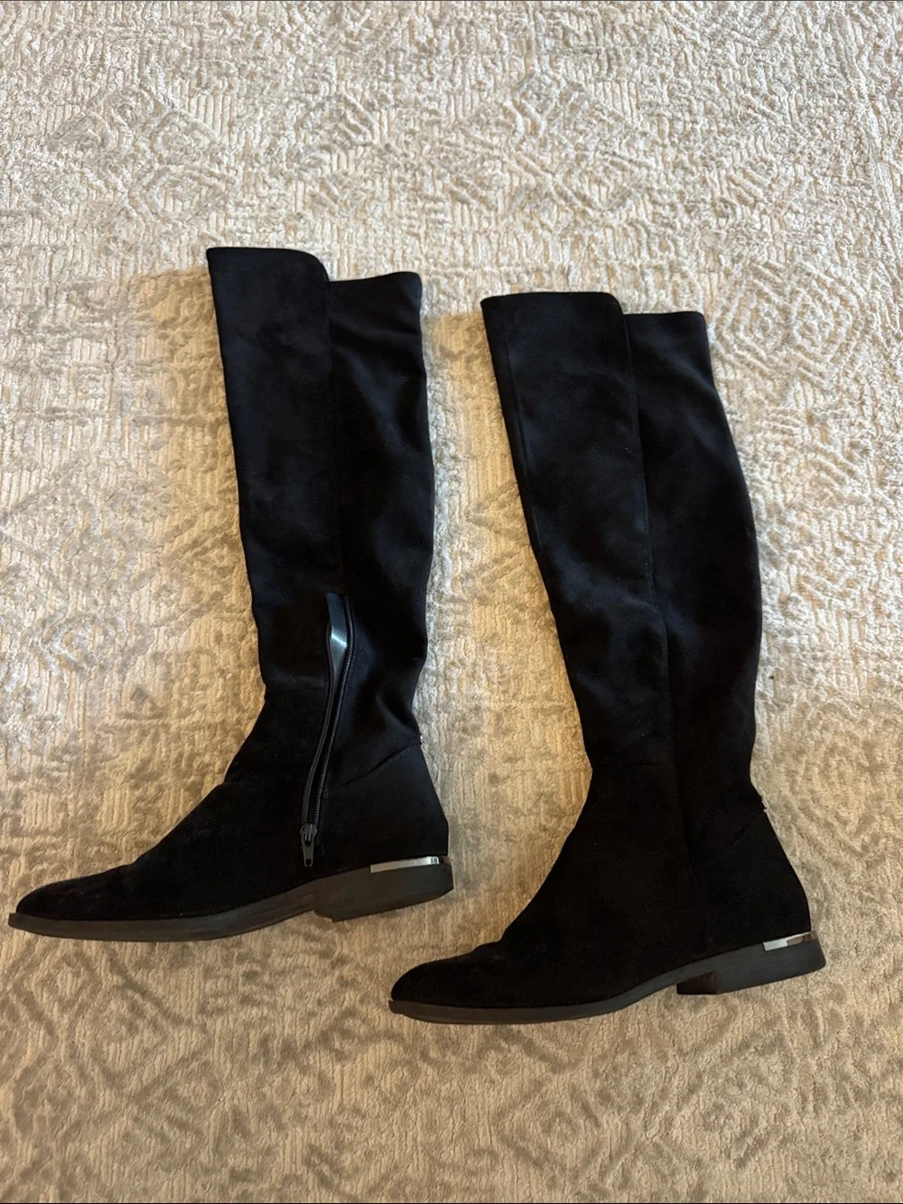 Nine West suede knee high flat boots